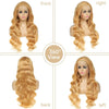 #27 Honigblond Echthaarperücken 13X4 Transparent Spitze Vorgezupfte Body Wave Echthaar Lace Frontal Perücke 200 Dichte 20-32 Zoll