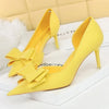 BIGTREE Shoes Bow-knot Woman Pumps Stiletto 10.5 Cm Women Basic Pump Pointed Toe Classic Pumps Sexy High Heels Women Shoes 2026