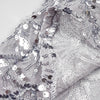 VC Sexy Deep V Plunge Neck Backless Sequins Mesh Sparkly Silver Maxi Long Dress Elegant Party Evening Outfits Vestido