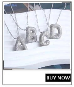 MHS.SUN Neue Leopard Bubble Buchstabenkette Vergoldet Chunky Bubble Zirkon 26 Initialen Anhänger Halskette Frauen Modeschmuck