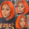 Peruanische Highlight P4/27 Bob Lace Front Perücken 100% Echthaar Perücken Bob Lace Perücken für Frauen Ombre Blonde Glatte Lace Closure Perücke