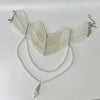 Vintage Handgemachte Mehrlagige Perlen Quasten Choker Halskette