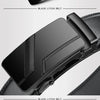 Men's High-Quality Belt 110cm 120cm 130cm Luxury Belt, Black Men's Automatic Buckle Jeans Men's Belt Suit Belt