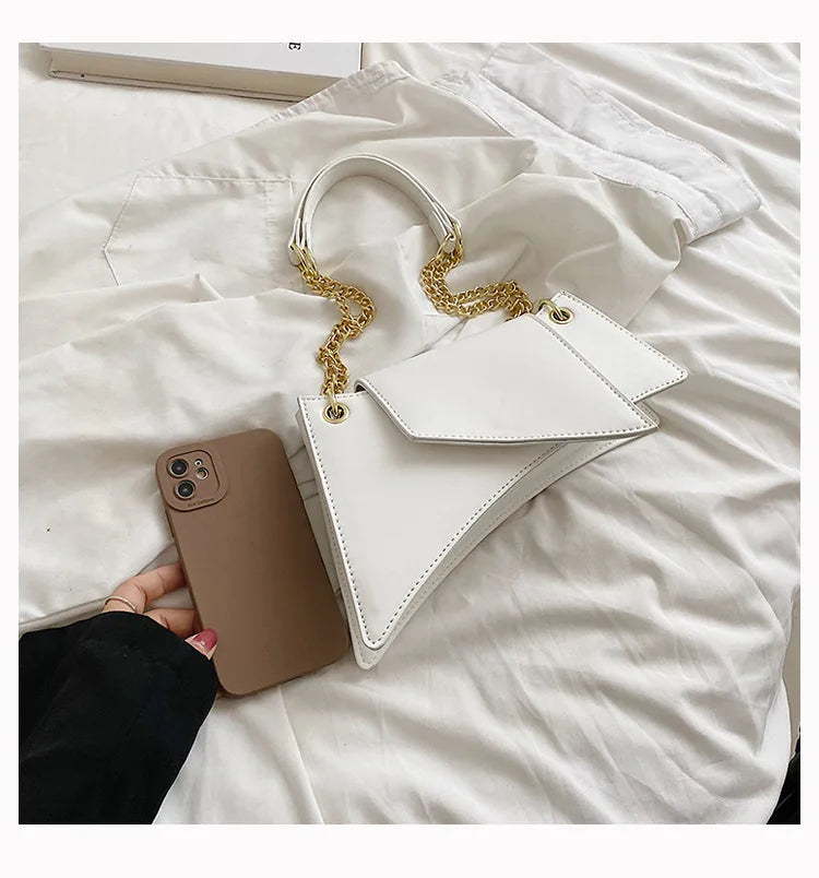 High quality Ladies Shoulder Bag Sense of luxury Chain Handbags Premium Leather Retro Women Bags Designer Lady Armpit Bag Clutch