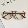 Retro Fashion Anti-blue Light Glasses Men Women Transparent Computer Glasses Frame Eyeglass Frame Flat Glasses Square Eyeglasse