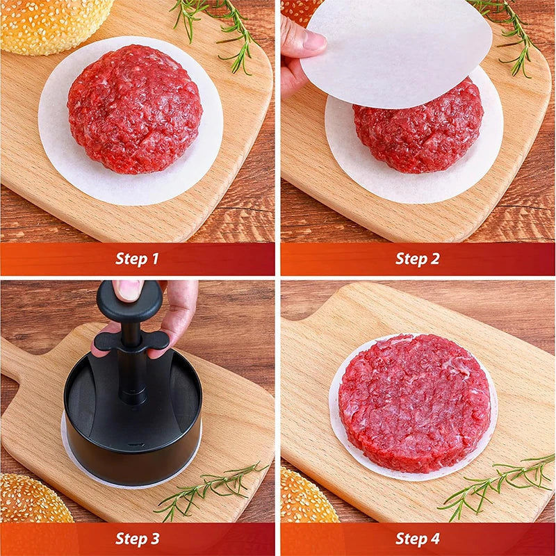 Pisol Hamburger Press Burger Patty Maker for Stuffed Burgers Beef Veggie Maker Mold Perfect for Burgers Patties Cooking BBQ
