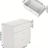 3 Drawer Chest Dresser Storage Tower Closet Organizer Unit Bedroom Home White