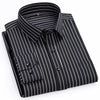 Men's Print Shirt Autumn Spring Long Sleeve Thin Non Iron Fashion Business Causal Social Anti-wrinkle Plaid Slim Fit Chemise Hom