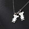 Couple Friend Personalized Necklace Custom Chain Name Mother Father Family Gift For Women Men Stainless Steel Pendant Jewelry