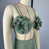 Pants Sets Women Sexy Camisole Top Straight Trousers 2 Piece Suit 3d Flower Backless Spaghetti Strap Tops Summer Outfits 2026