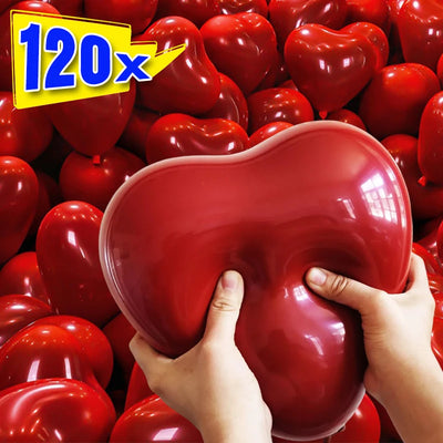 Roter Herz Latexballon Aufblasbare Liebe Geformte Ballons Romantischer Valentinstag Geburtstag Hochzeit Party Deko Zubehör Großhandel