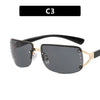New Frameless Decorative Diamond Sunglasses Women's Design Brand Luxury Sun Glasses Outdoor Leisure Eyewear UV400 Gafas De Sol
