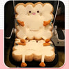 1 Stück Simulation Brot Toast Kissen Gefüllt Memory Foam Kissen Sofa Stuhl Dekor Sitzkissen Niedliche Studenten Stuhlauflage