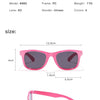 2024 Neue trendige coole bunte glänzende quadratische Sonnenbrille für Kinder Mädchen Trendige modische süße Sonnenbrille Kinderbrille
