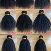 Afro Kinky Curly Bundles Brazilian 1/3 Afro Kinky Human Hair Bundles Deal 8-24" Hair Extensions Curly Human Hair Weave For Women