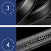 Men's High-Quality Belt 110cm 120cm 130cm Luxury Belt, Black Men's Automatic Buckle Jeans Men's Belt Suit Belt