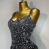 Luxury Rhinestones Sexy Mesh See Through Bodycon Dress Women Birthday Evening Cocktail party Gown Red Carpet Club Stage Outfit