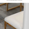 Einzigartige Luxus-Esstischstühle mit modernen Metallbeinen, rechteckiger Esstisch im platzsparenden nordischen Design, Mesa De Comedor Möbel