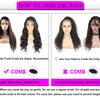 High Density 425g Loose Deep Wave 360 Hd Transparent Lace Full Frontal Wig Human Hair  Brazilian Curly Wigs Preplucked For Women