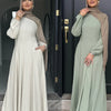 Muslim Abaya Women Dresses Solid Slim Jalabiya Eid 2025 Ramadan Morocco Islam Vestidos Largos Arab Long Robe Dubai Abayas Kaftan