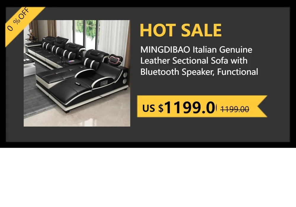 Premium italienische Echtleder-Ecksofas Sofagarnituren mit USB und Bluetooth Lautsprecher – MANBAS Wohnzimmermöbel