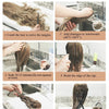 RDY Pixie Cut Kurze Bob Perücke Silbergrau Synthetische Lace Front Perücke Glueless Geschichtetes Glattes Haar Frontale Lace Perücken für Frauen Täglich