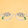 Stonefans Simple Rhinestone Cat Eye Glasses Frames Jewelry for Women Statement Spectacle Eye Decoration No Lens Eyewear Gift