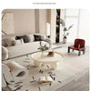 Nordic Combination Bedroom Coffee Table Simple Light Luxury Household Cream New Round Living Room Modern Small Apartment
