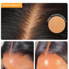 Ombre Brown Wear Go Human Hair Wigs Pre-Styled Layered Cut Kinky Curly Wig HD 7x5 Glueless Pre-Cut Wig for Quick Installation
