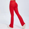 Women Flare Pocket Leggings High Waist Sport Yoga Pants Quick Dry Breathable Leggings Outfit Fitness Gym Clothes Sportwear Pant
