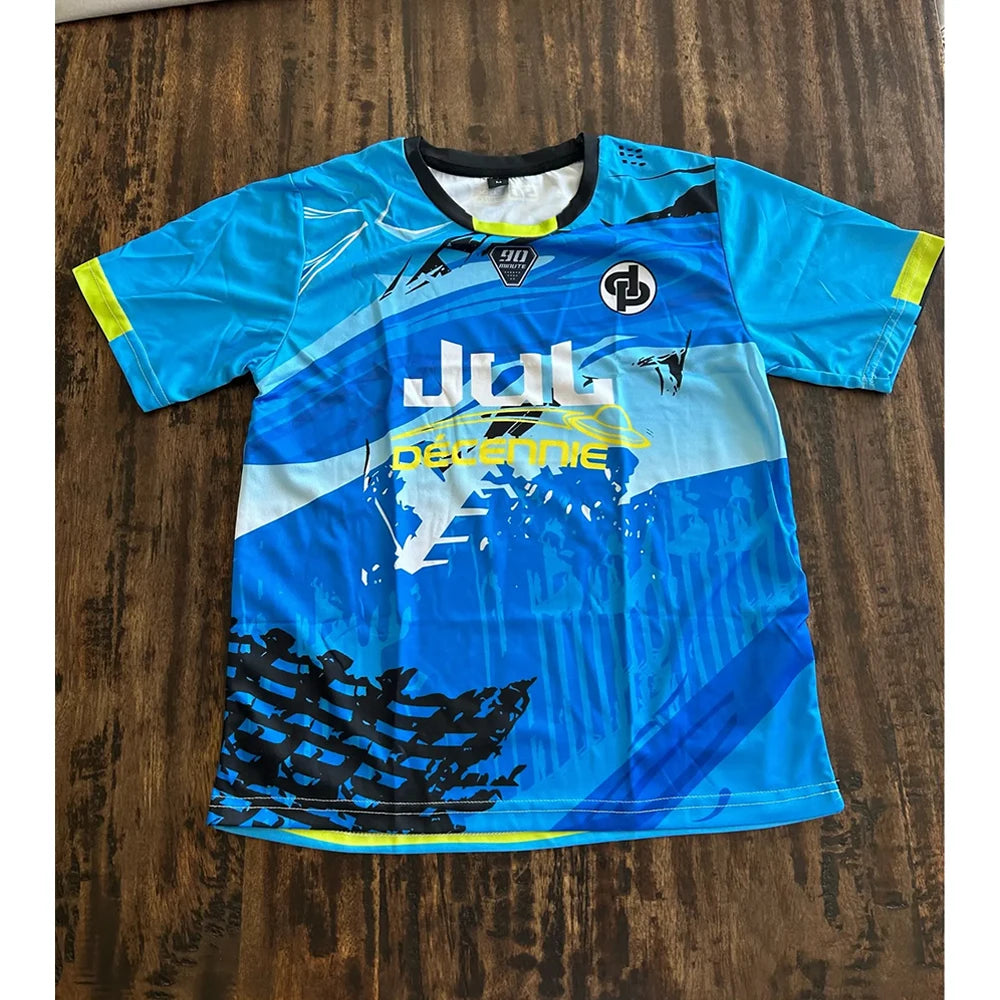 Summer Hot Maollot Jul T-shirt 90 Minute Sports Breathable Jersey Outdoor Quick-drying Football Shirt Men's Custom Tops Purchase