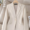 Spring Autumn Blazers New Small Suit Jacket Women Fashion Jacket High-Quality Professional Suit Ladies Blazers Female Outerwear