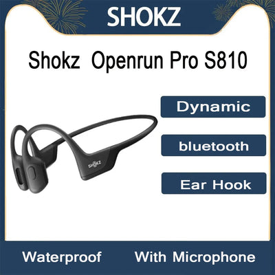 Original SHOKZ S810 Knochenschall-Kopfhörer Openrun Pro Kabellos Bluetooth 5.1 Ohrhörer Wasserdichte Sport-Lauf-Headsets