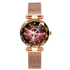 SENO Ocean Star Damen Kristalluhr 2024 Top-Marken Luxus Roségold Damen Armbanduhr für Damen Armbanduhr Relogio Feminino