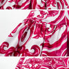 Flaxmaker Long Sleeves Majolica Series Pattern Print One Piece Swimsuit Biquini Beachwear Women Sexy Bikini Sets Swimsuit