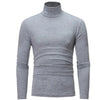 Long Sleeve T-shirt Thermal Underwear Tops Men Winter Clothes Thermal Shirt Autumn Men's Winter Tights High Neck Thin Slim Fit
