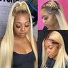 1B 613 Body Wave Human Hair Wig 13x6 Hd Lace Frontal Wig Brazilian 2 Tone Dark Root Ombre Blonde Lace Front Wigs For Black Women