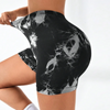 FITTOO Women V Back Shorts Cross High Waist Scrunch Butt Booty Leggings Workout Athletic Gym Cargo Bottoms Sexy Female Clothing