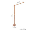 Baby Wooden Bed Bell Cartoon Rabbit Mobile Hanging Rattles Toy Hanger Crib Mobile Bed Bell Wood Toy Holder Arm Bracket Kid Gifts