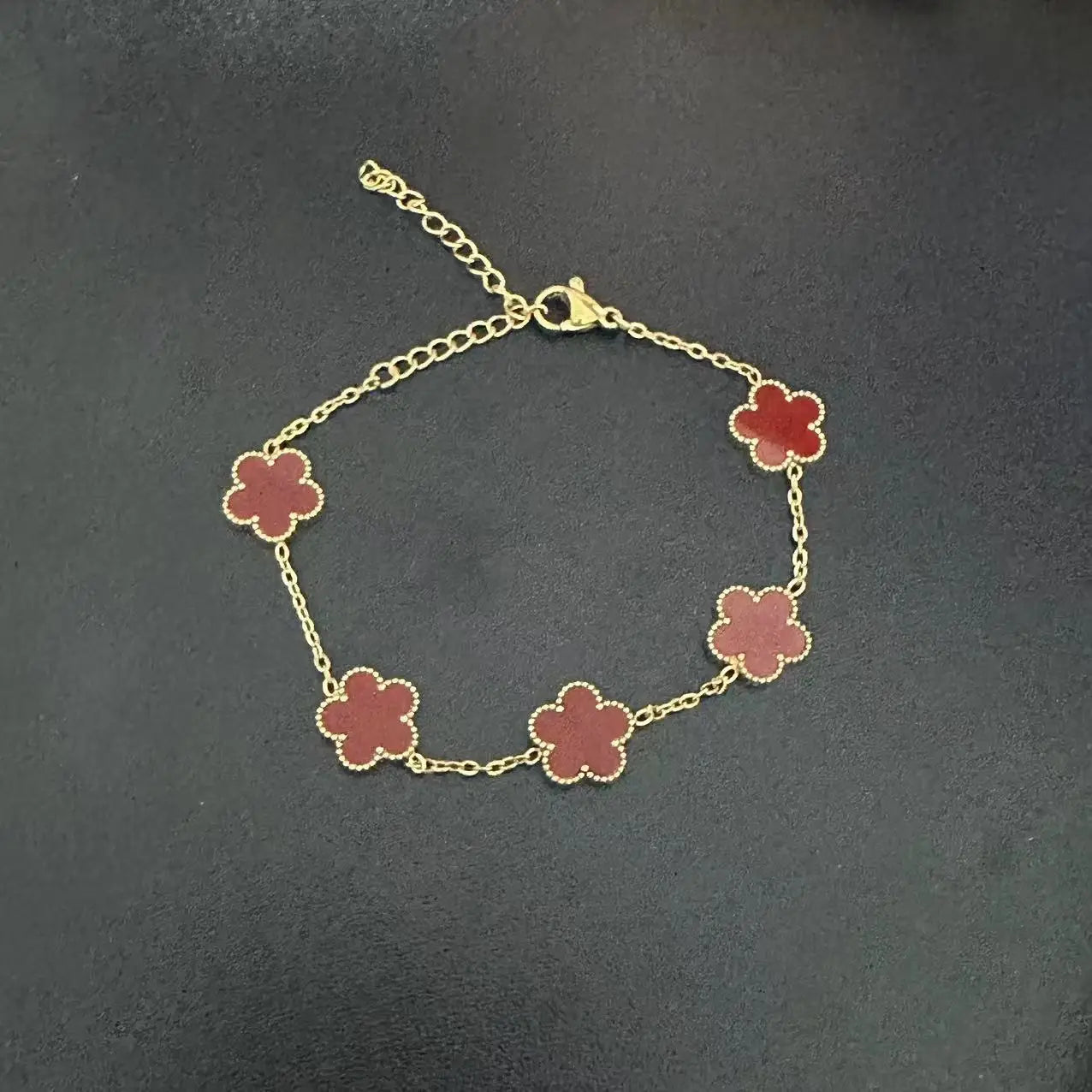 Stainless Steel Non Fading Minimalist Creative Plant Live Leaf Petal Flower Pendant Necklace Earrings Bracelet Jewelry Set