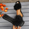 Fashion New Women'S Sandals Square Toe Flat Shoes Summer Simple Flip Flops Women'S Home Slippers Women'S Beach Shoes Casual Shoe