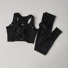 2er-Set Sport-BH für Damen, professionelles Fitness-Tanktop, stoßfester Lauf-Leggings-Yoga-Anzug, schöner Rücken-BH-Bekleidung