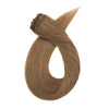 Seamless Clip ins Extensions Human Hair Straight Brazilian Remy Real Natural Hair 8Pcs 120G/Set Clip on Human Hair Extensions
