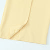 TRAFZA Women Fashion Suit Yellow V-Neck Sleeveless Belt Sngle Breasted Tops+High Waist Pocket Belt Long Skirts Female Summer Set