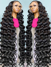 30 40 Inch Loose Deep Wave 13x6 HD Lace Frontal Human Hair Wig Brazilian 13x4 Curly Human Hair Lace Front Wigs Pre Plucked 250%
