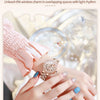 OLEVS Original Diamond Watch for Women Fashion Elegant Stainless Steel Waterproof Quartz Wristwatch Luxury Ladies Dress Watches