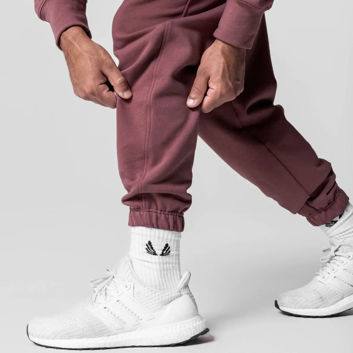 Men's Thick Cotton Training Sets Hoodie Casual Sports Pullover Hooded 2-piece Top with Pants Sweatshirts Gym Running Tracksuits