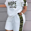 Fashion White 2 Piece Set For Women Long Sleeve Shirt And Shorts Two Piece Suit Women 202 Summer  Casual Home Sets