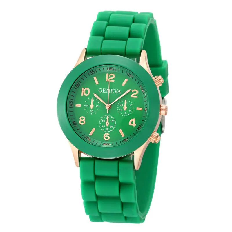 Women Watches 2025 New Fashion Luxury Brand Women's Watch Silicone Strap Quartz Wrist Watch For Female Relogio Feminino Zegarki
