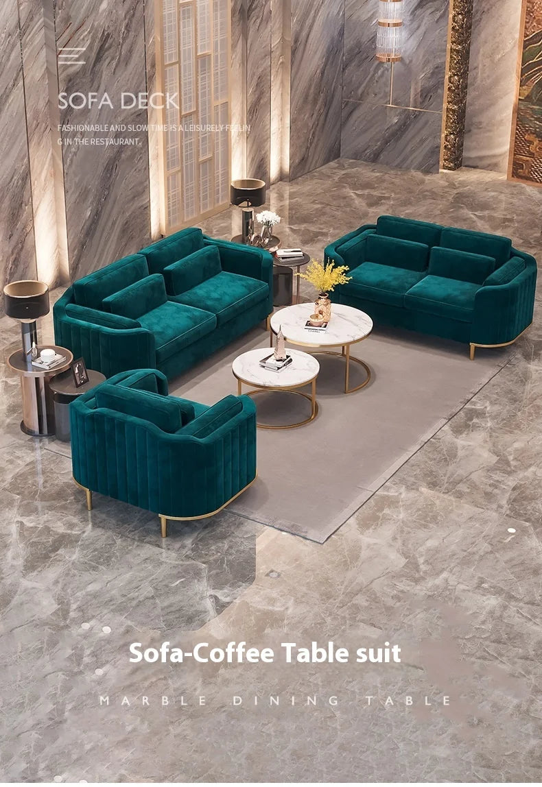 Moderne elegante Wohnzimmer Sofas Designer Grüne Boden Sessel Sofagarnituren Lounge Schnittsofas Divani Da Soggiorno Schlafzimmermöbel